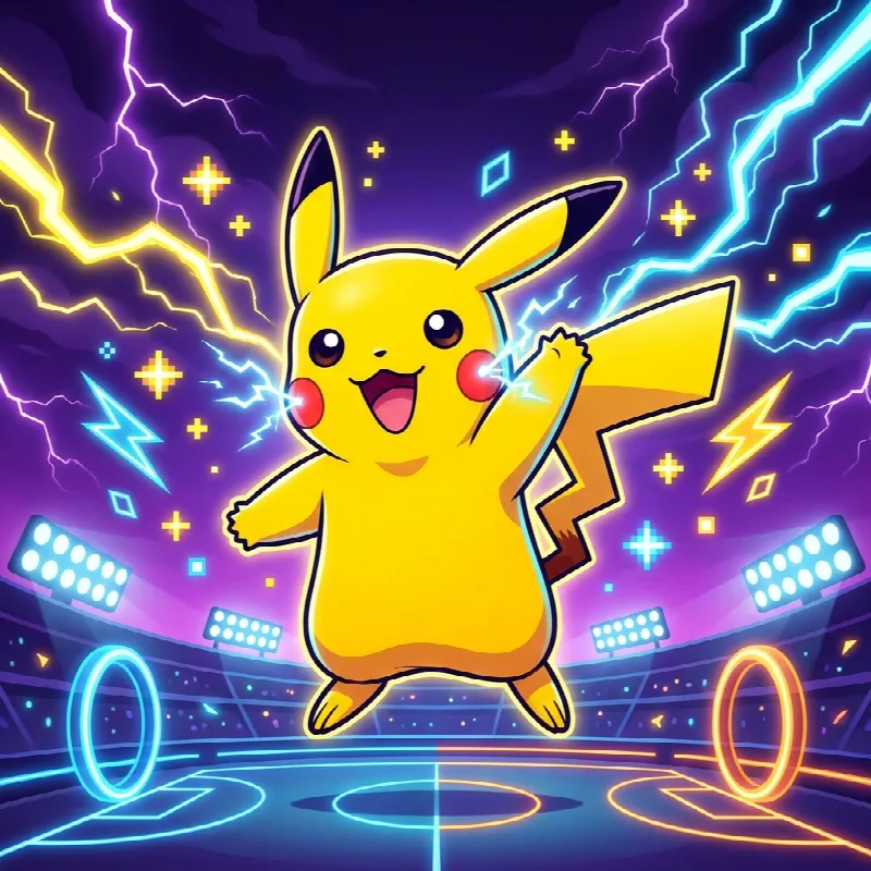 Album cover art, square 1:1 composition, energetic…