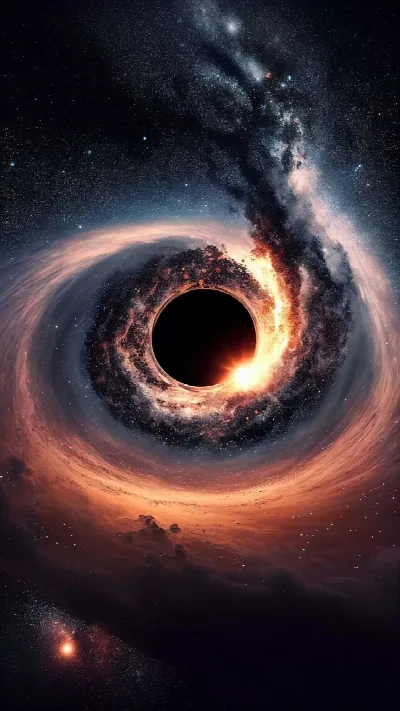 Living Black Hole