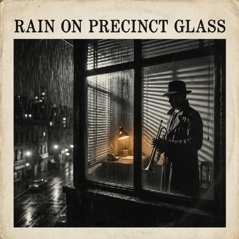 Rain on Precinct Glass
