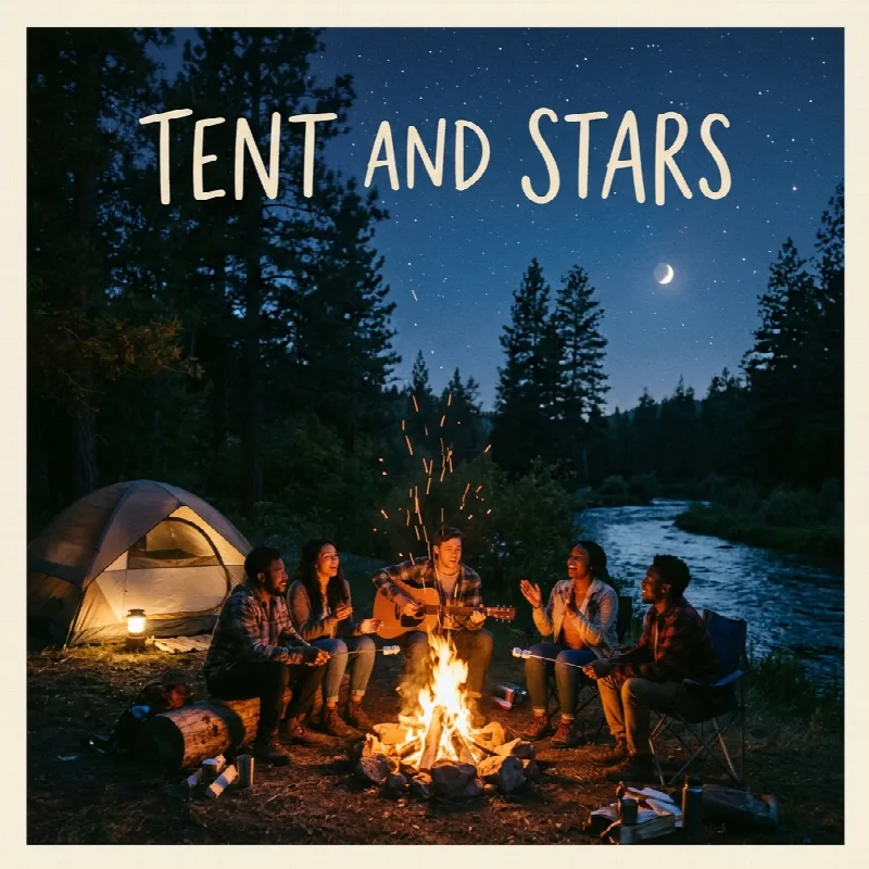 Tent and Stars